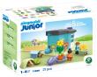 Opakowanie Playmobil JUNIOR Hotel dla zwierząt z dozownikiem pokarmu 71690