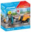 Opakowanie Playmobil Pracownik budowlany z młotem pneumatycznym 71752