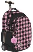 Opakowanie Plecak na kółkach 4 komorowy TB1 Pink Checkered