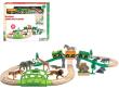 Opakowanie Pociąg drewniany ZOO 45el
