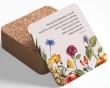 Opakowanie Podstawka korkowa - Błogosławiństwo kwiaty