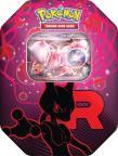 Opakowanie Pokémon TCG: Team Rocket Tin - Mewtwo ex