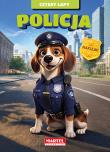 Okładka książki Policja. Cztery łapy. Kolorowanka z naklejkami