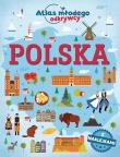 Okładka książki Polska. Atlas młodego odkrywcy (z naklejkami)