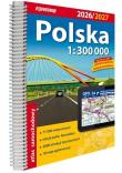 Okładka książki Polska Atlas Samochodowy 2026/2027 1:300 000