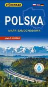 Okładka książki Polska - mapa samochodowa w.2026 1:650 000