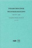 Okładka książki Polski Rocznik Muzykologiczny T.14 2016 Muzyka...