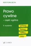 Prawo cywilne - część ogólna. Pytania. Kazusy. Tablice. Testy. Autor: Opracowanie zbiorowe. Dadada.pl Okładka książki Prawo cywilne - część ogólna. Pytania. Kazusy. Tablice. Testy