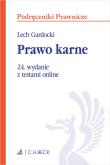 Prawo karne z testami online. Autor: Gardocki Lech. Dadada.pl Okładka książki Prawo karne z testami online