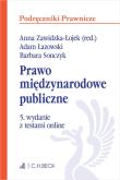 Prawo międzynarodowe publiczne z testami online. Autor: prof. dr Adam Łazowski, dr Barbara Sonczyk. Dadada.pl Okładka książki Prawo międzynarodowe publiczne z testami online