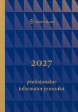 Okładka książki Profesjonalny Informator Prawnika 2027 granat B5