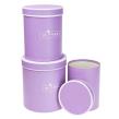 Opakowanie Pudełko Flower Box 3szt purpurowy ROZETTE