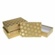 Opakowanie Pudełko prostokątne 3szt kropka ROZETTE