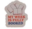 Opakowanie Pulteney Press Naklejka My Week Is Fully Booked