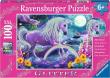 Opakowanie Puzzle 100 Brokatowy jednorożec