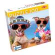 Opakowanie Puzzle 100 Dogs on a beach