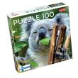 Opakowanie Puzzle 100 el. Koala delektuje się eukaliptusem