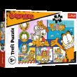 Puzzle 100 Leniwy Garfield 16521. Wydawca: Trefl PAP. Dadada.pl Opakowanie Puzzle 100 Leniwy Garfield 16521