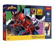 Opakowanie Puzzle 100 Marvel Bohaterski pająk + platat TREFL