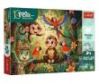 Opakowanie Puzzle 100 Rodzina Treflików Małpki i przyjaci