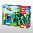Opakowanie Puzzle 100 Sześcienne roboty Grałamigłówka