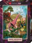 Opakowanie Puzzle 1000 Fantastyczna Fauna- Giraffolove