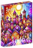 Opakowanie Puzzle 1000 Fioletowe miasto