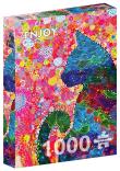 Opakowanie Puzzle 1000 Kolorowy kot