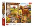 Opakowanie Puzzle 1000 Koń na farmie TREFL