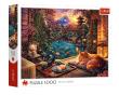 Opakowanie Puzzle 1000 Kot w ogrodzie sakury TREFL