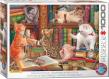 Opakowanie Puzzle 1000 Library Kittens 6000-5913