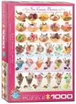 Opakowanie Puzzle 1000 Lody