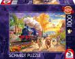 Opakowanie Puzzle 1000 PQ O psach, które ścigają się z koleją 114403
