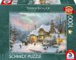 Opakowanie Puzzle 1000 PQ Thomas kinkade wieczór u świętego Mikołaja 114390