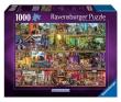 Opakowanie Puzzle 1000 Psy w bibliotece