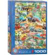 Opakowanie Puzzle 1000 Stare plakaty, Podróże