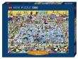 Opakowanie Puzzle 1000 Szaleństwo na basenie