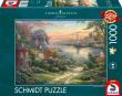 Opakowanie Puzzle 1000 Thomas Kinkade Port w Nowej Anglii/USA