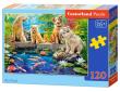 Opakowanie Puzzle 120 Koi Pond CASTOR