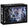 Opakowanie Puzzle 1500 Anne Stokes Collage - Srebrny smok