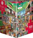 Opakowanie Puzzle 1500 Muzyczny sklep (Puzzle+plakat)