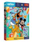 Opakowanie Puzzle 160 Disney Mysia godzina + plakat TREFL