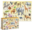 Opakowanie Puzzle 200 Montessori Safari animals