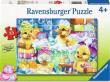Opakowanie Puzzle 2D 35 Kaczki w kąpieli
