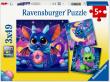 Opakowanie Puzzle 2D 3x49 Nocne stworki