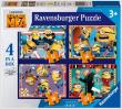 Opakowanie Puzzle 2D 4w1: Minionki