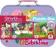 Opakowanie Puzzle 2x100 + 2x150 W walizce - Bibi & Tina