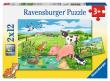 Opakowanie Puzzle 2x12 Baby Farm Animals