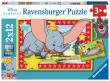Opakowanie Puzzle 2x12 Disney Animals
