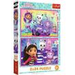 Opakowanie Puzzle 2x24 Zabawy z Gabby TREFL